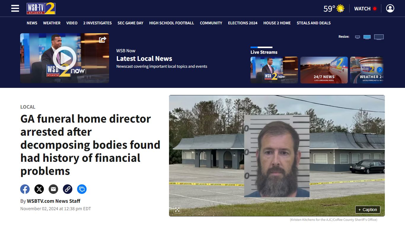 GA funeral home director arrested after decomposing bodies found had ...