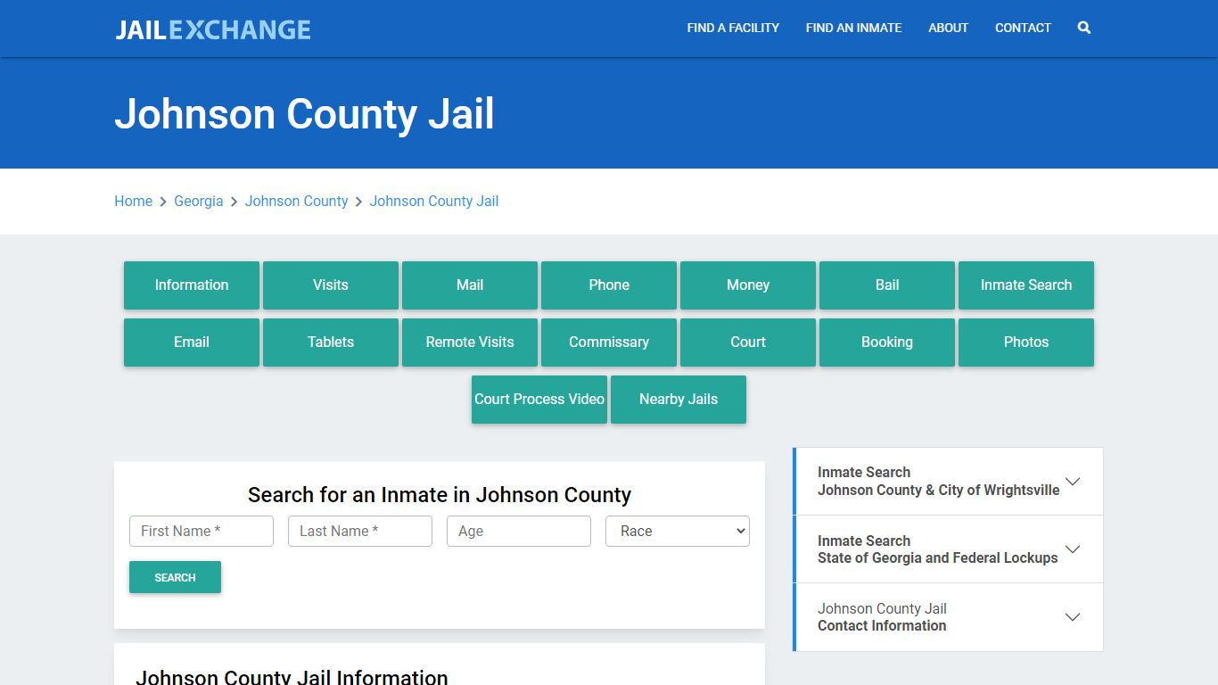 Johnson County Jail Roster Lookup, GA, Inmate Search